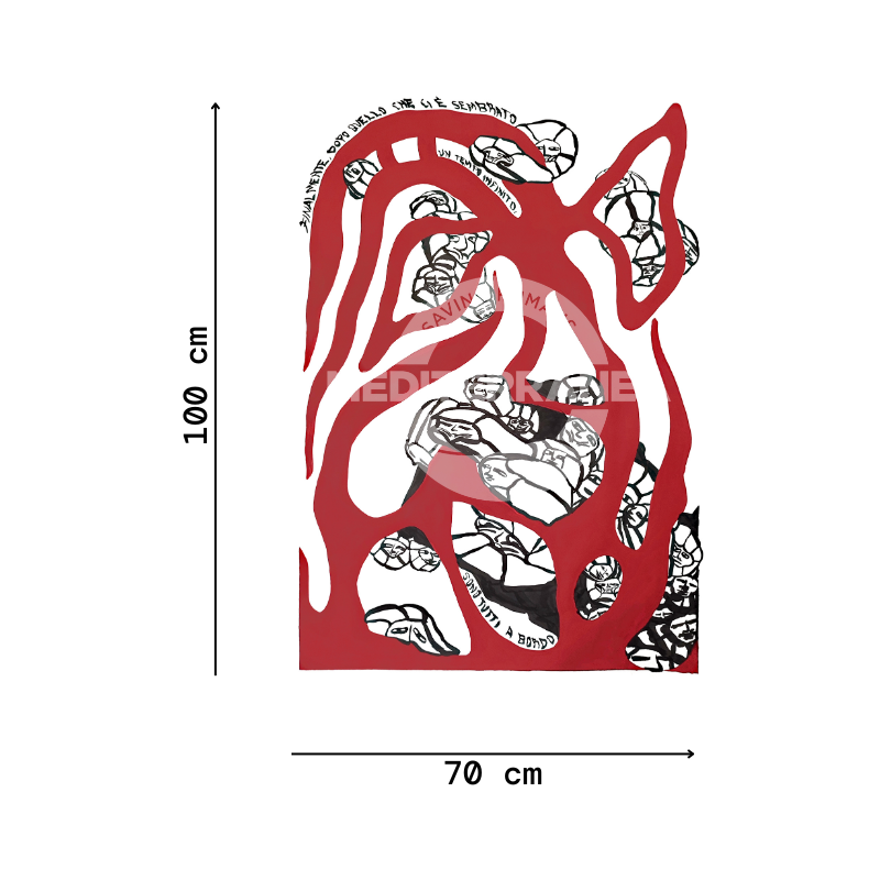 _Mediterranea - Opera "Finalmente, dopo quello che ci è sembrato un tempo infinito, sono tutti a bordo"