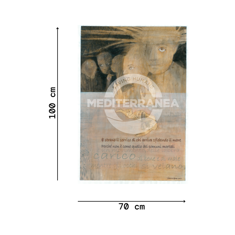 _Mediterranea – Opera "Il sorriso di chi arriva"