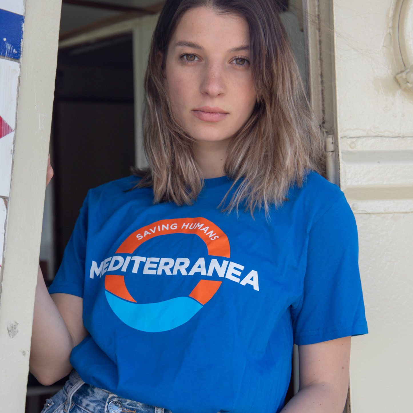 T-shirt Mediterranea Blu Royal