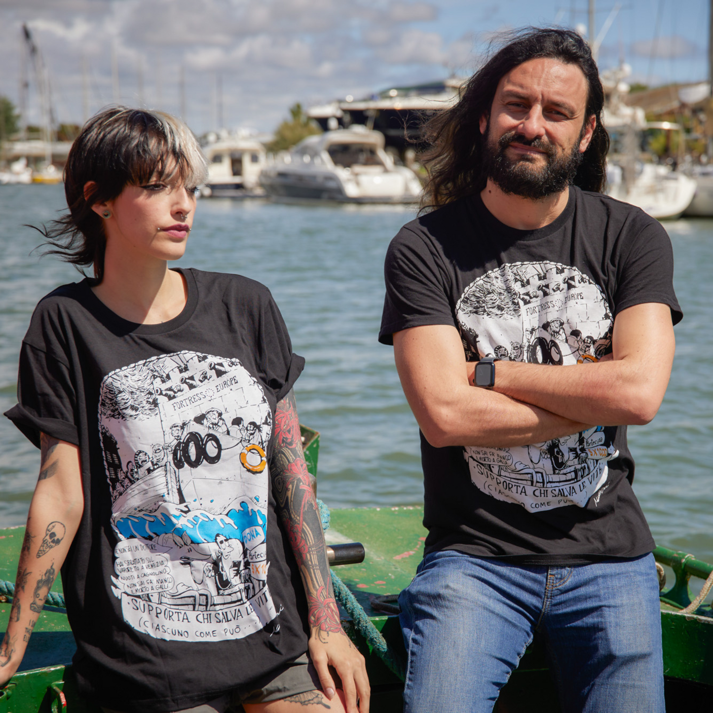 T-shirt “Fortress Europe” – Zerocalcare (Edizione limitata)